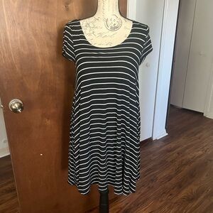 Ambiance Monochrome Striped Top
